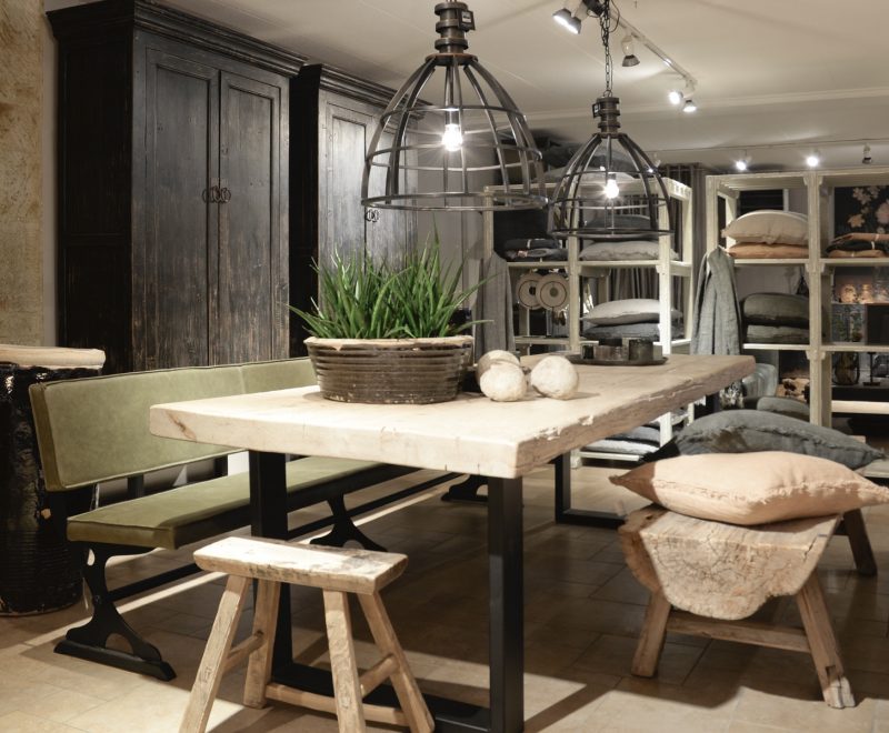 Eettafel Olmen hout
