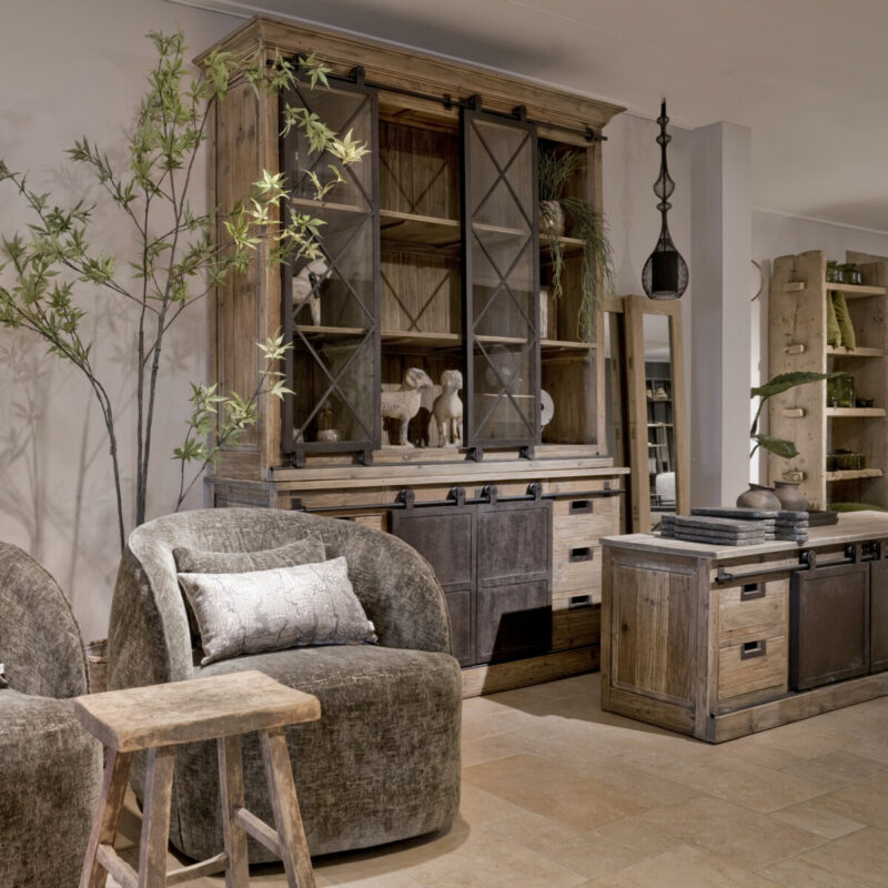 Cabinet BARN Old Pine 170 Naturel
