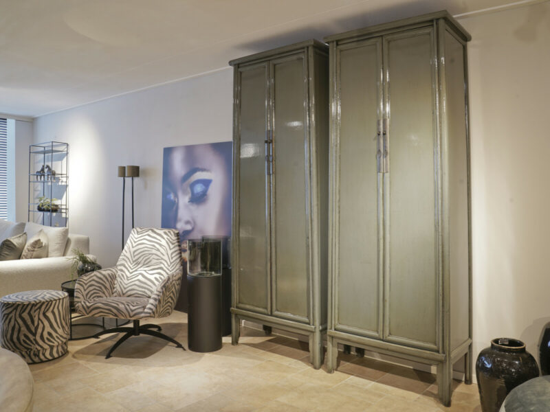Cabinet Babs 88 ORIENTAL Lacquer Groen