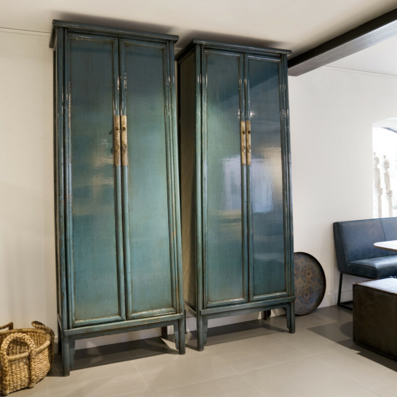 Cabinet Babs 88 ORIENTAL Lacquer Petrol