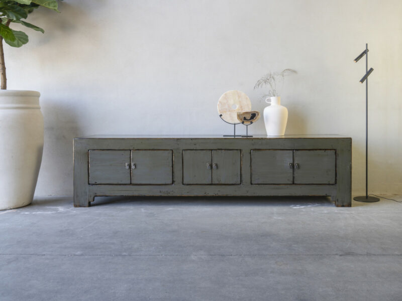 Laag TV Dressoir Peer 230 ORIENTAL Lacquer Donkergroen