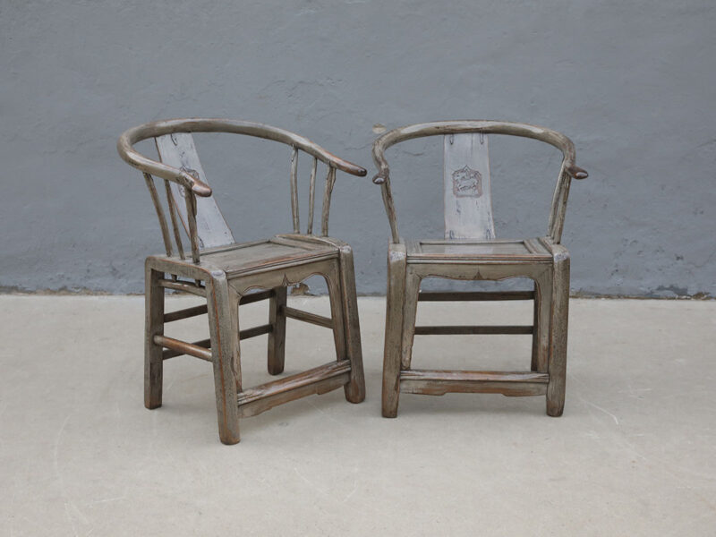 Antieke Chinese stoelen set
