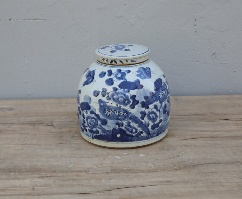 Tabakpot blauw