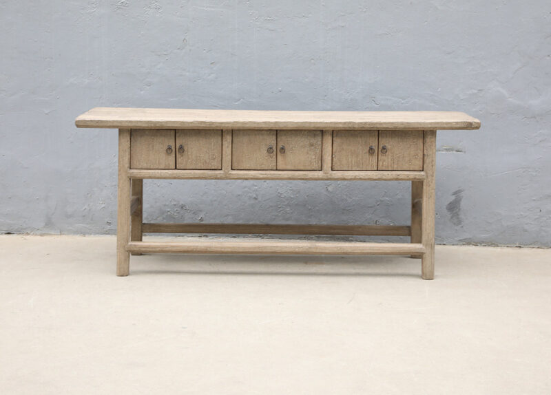 Wandtafel 6 deuren naturel