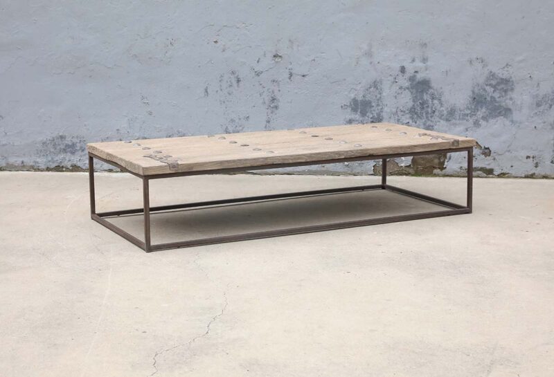 Salontafel vintage deur