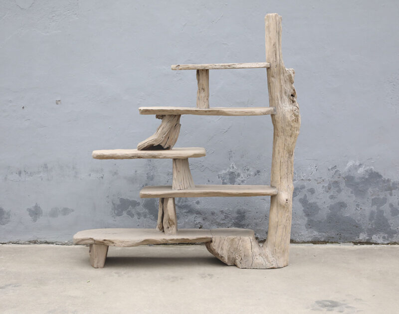 Elm houten rek