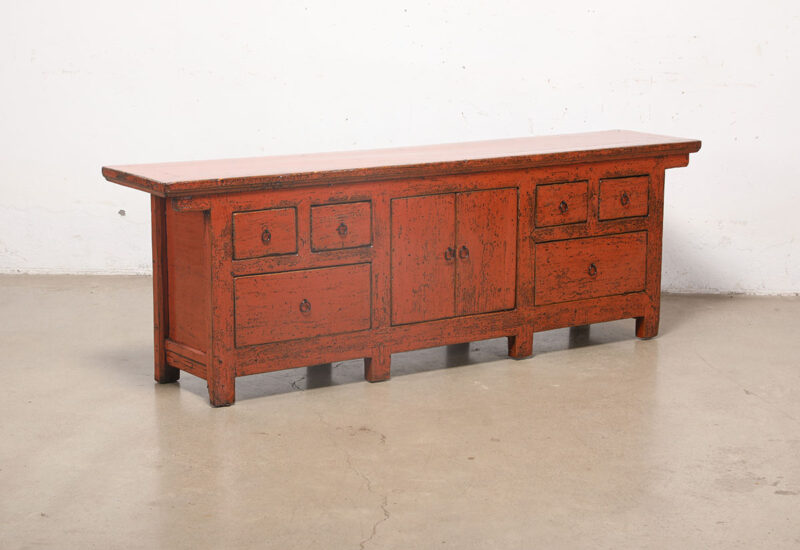 TV-meubel oranje