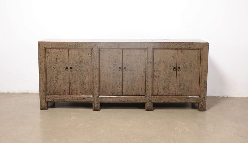 Dressoir 6-deurs hoogglans groen.