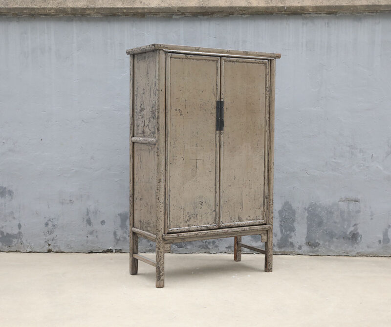 Armario verde de 2 puertas