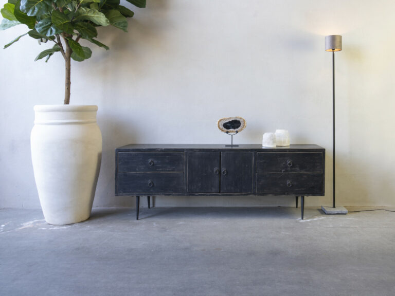 TV dresser Tony 180 CLASSIC Retro Black