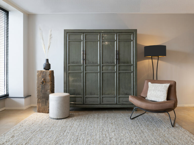 Cabinet Gijs 180 ORIENTAL Lacquer Dark green