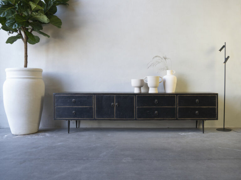 TV dresser Tony 240 CLASSIC Retro Black