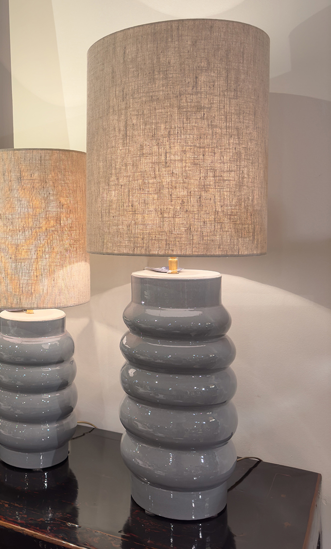 Table lamp Dot Medium Blue-grey
