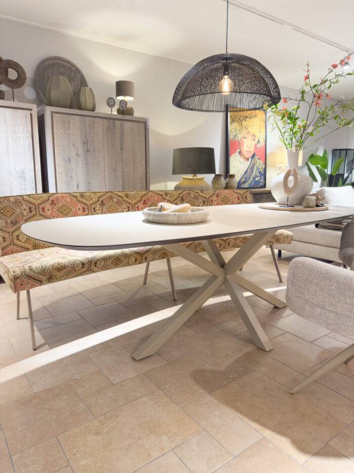 Dining room table HPL Danish Oval