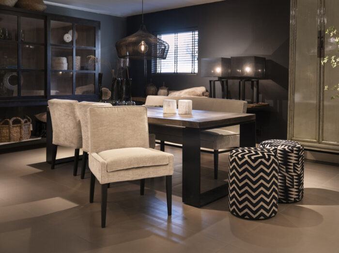 Eetkamerbank en 3 stoelen Lina - Set
