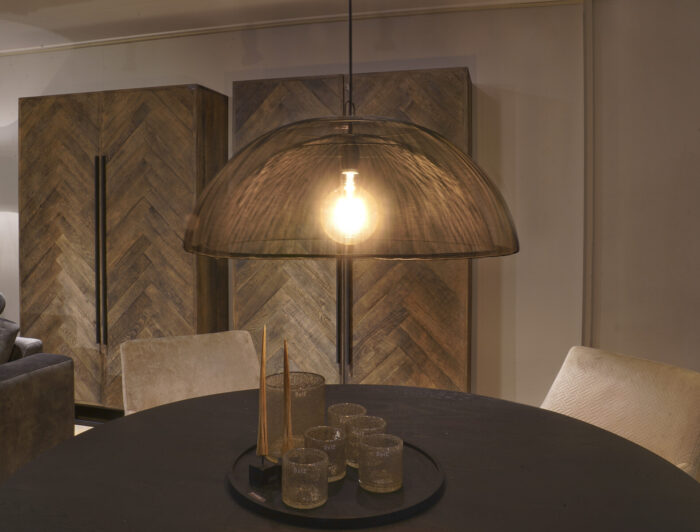 Pendant lamp Dome Black