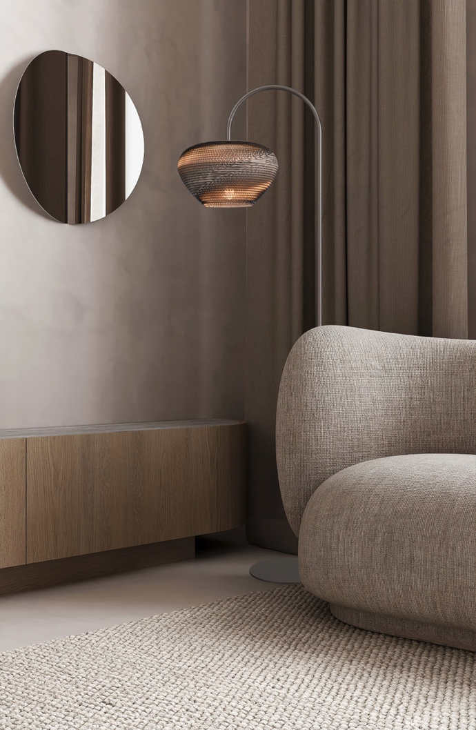 Floor lamp Cartone Cocoa 168cm