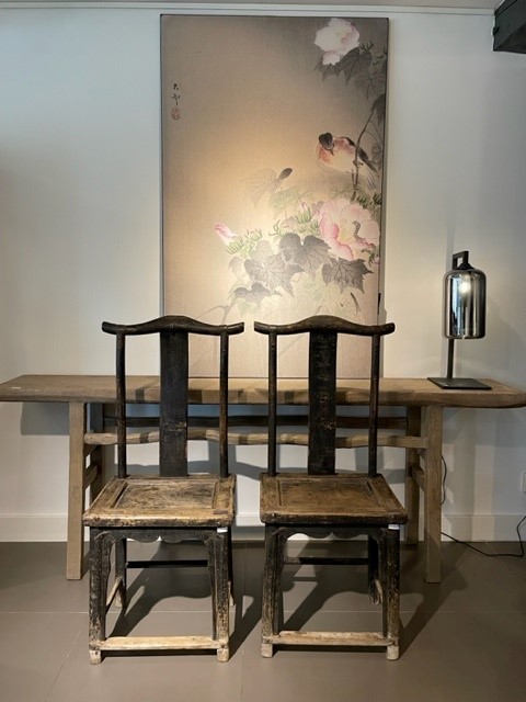 Two chairs for a painting