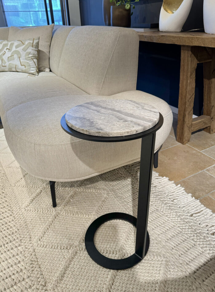 Round Side Table Marble
