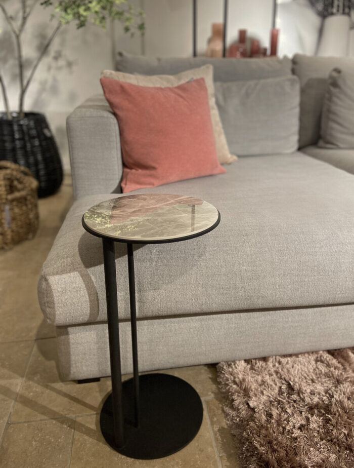 Round Side Table Marble