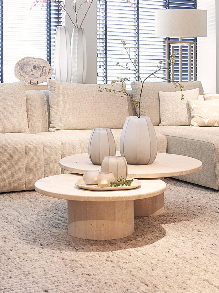 Coffee table Omega Lizea Travertine