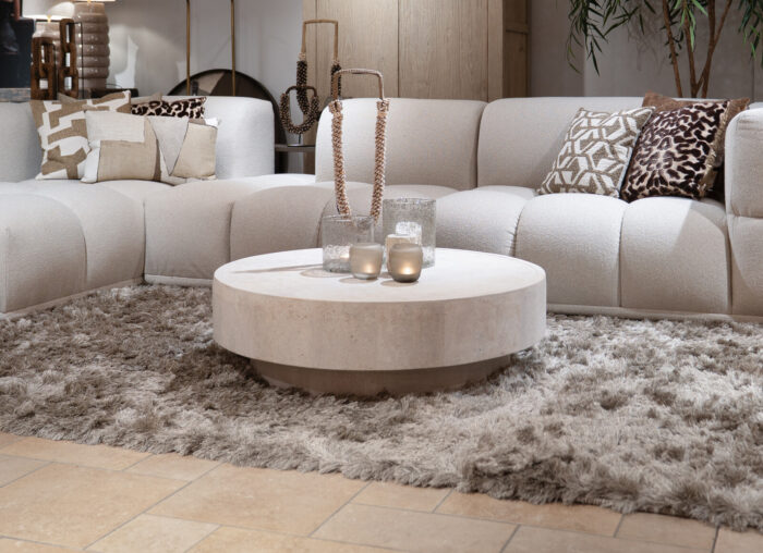 Modern living room with comfortable furniture.