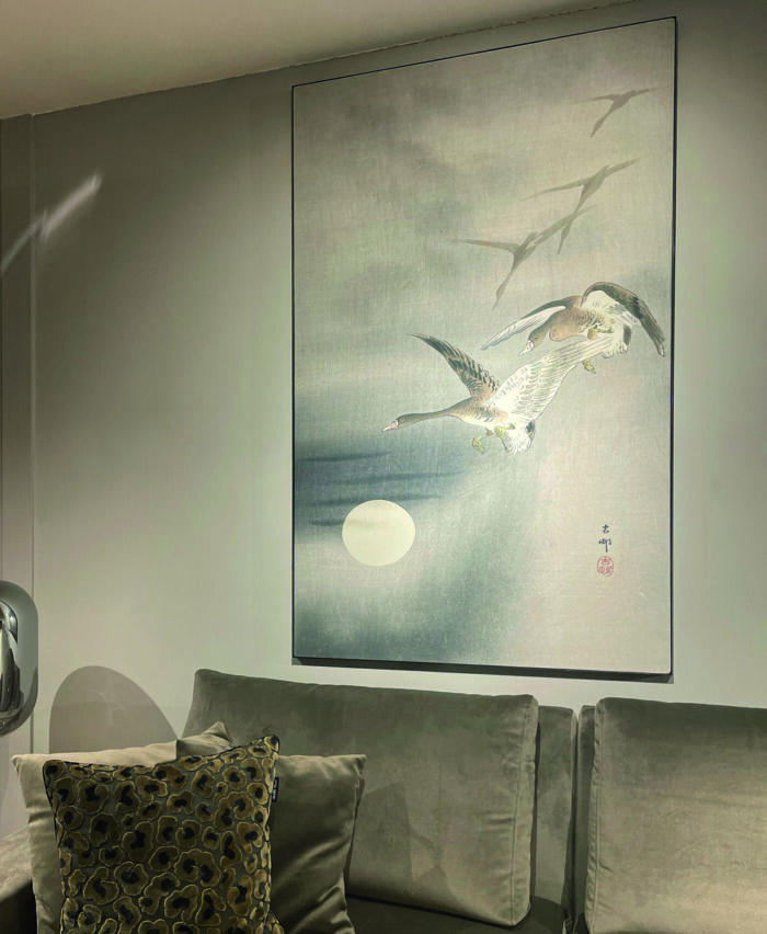 Artwork Geese in Flight