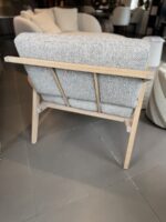Modern chair with wooden frame