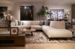 Modern living room with comfortable furniture