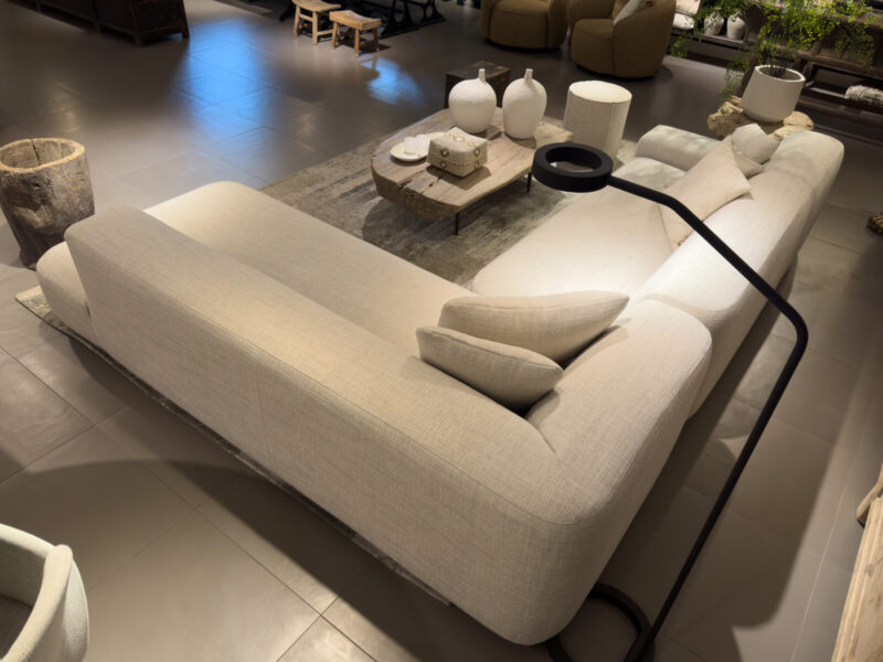 Modern sofa in a stylish room