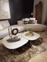Modern living room with stylish furniture