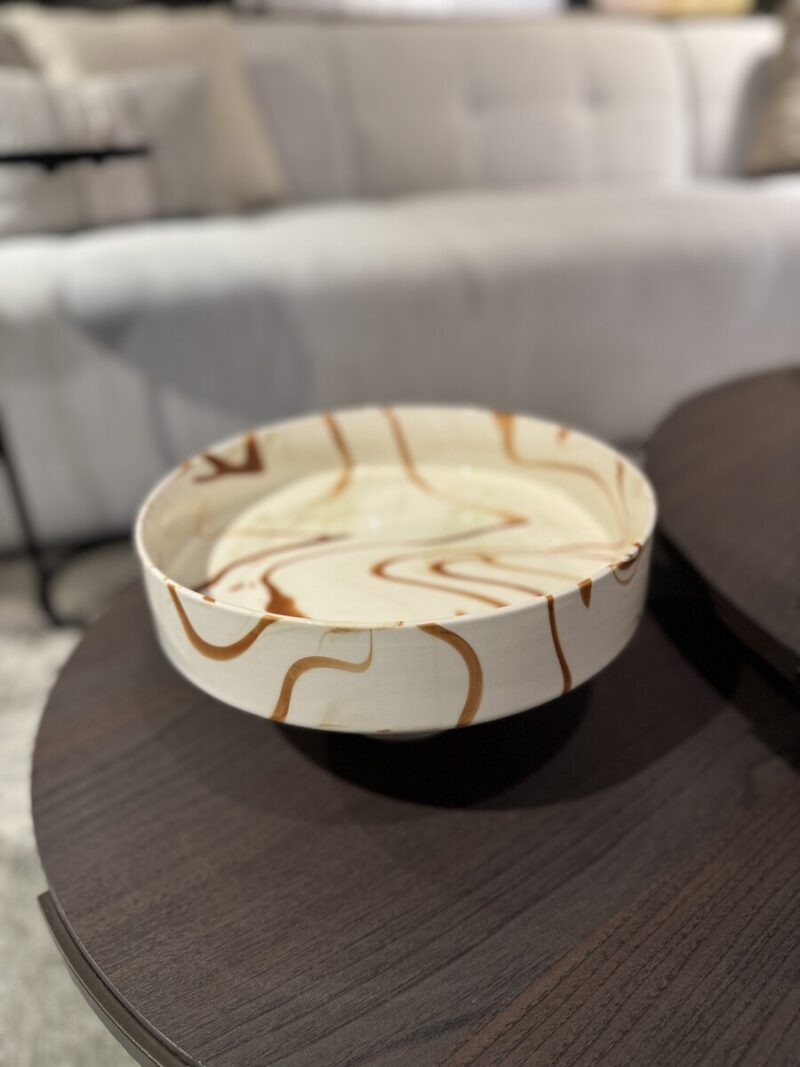 Marble pattern bowl