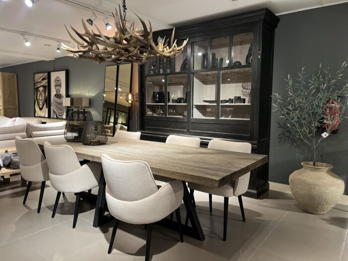 Tabletop Sabina Diago In Rustic Oak Exclusive Leg