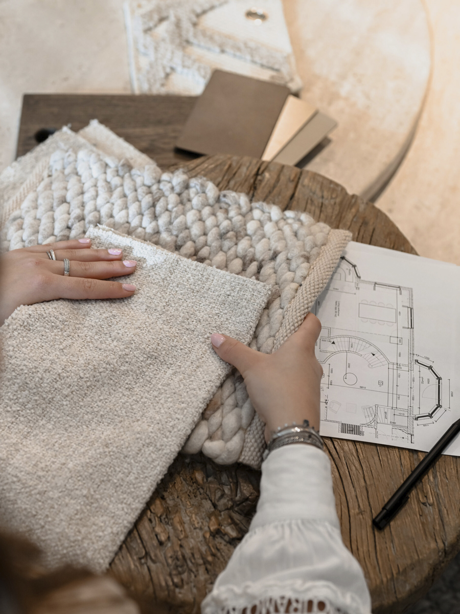 Interior design luxury upholstery