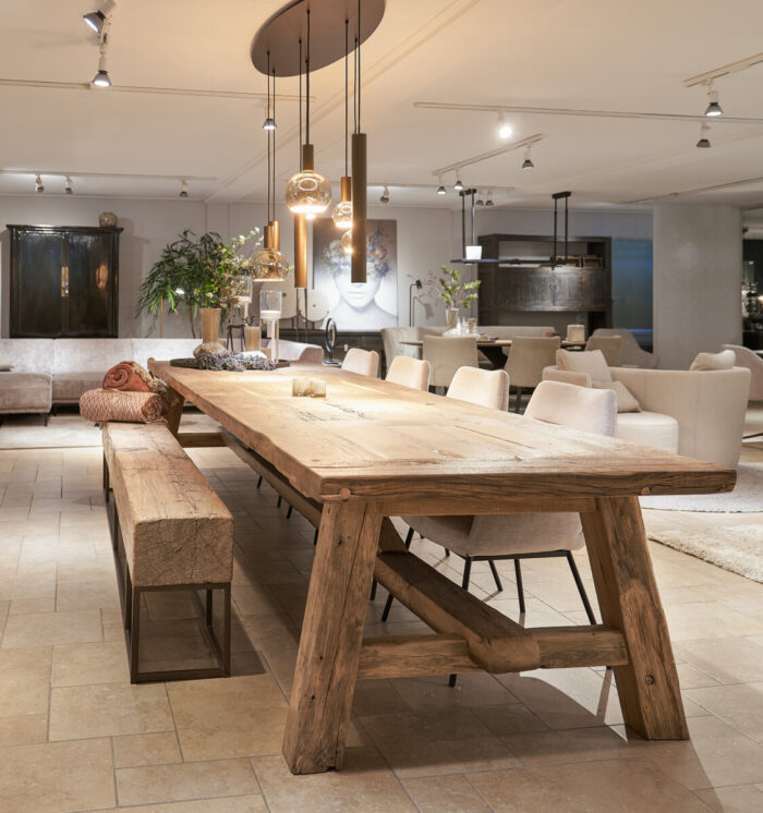Old Oak Beam Dining Table