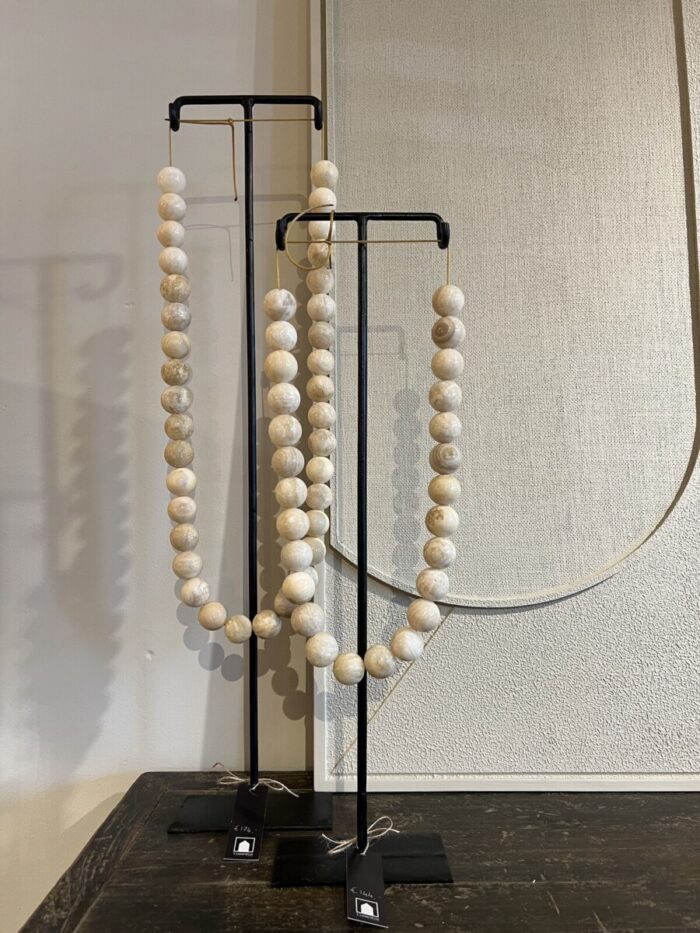 White Onyx Bead Necklace