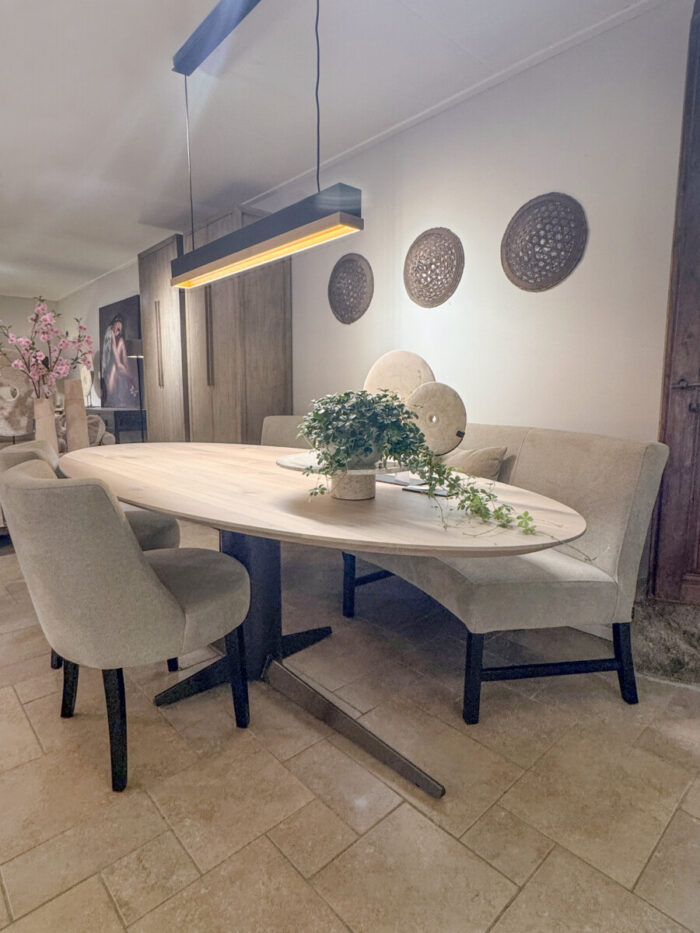 Eettafel Bembridge Massief Eiken Ovaal