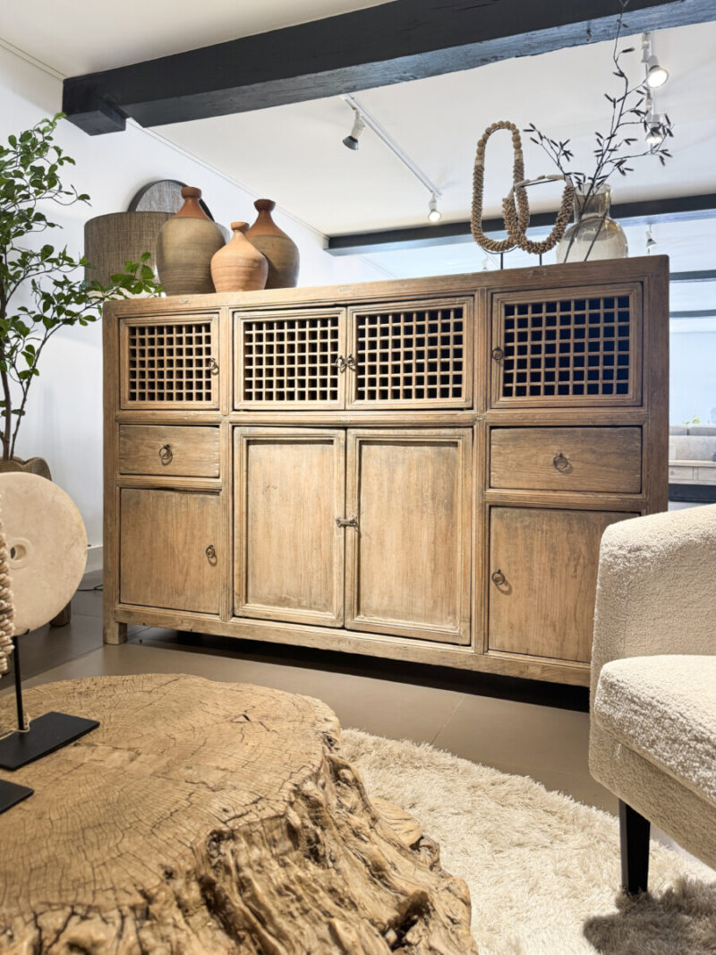 authentieke vintage Chinese keukenkast