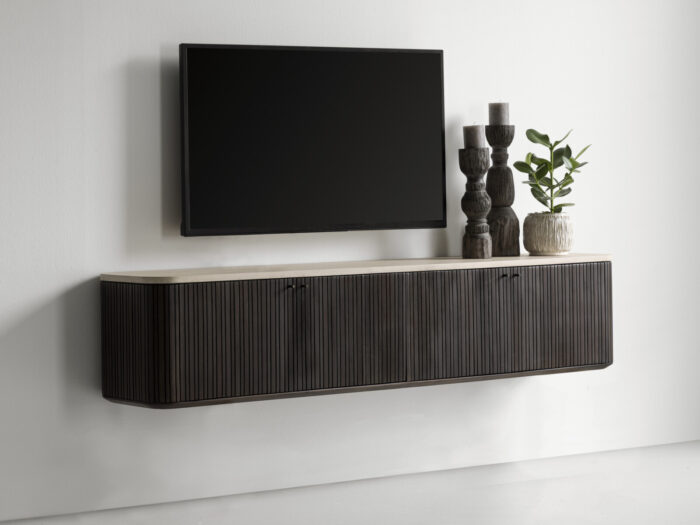 Maroon TVmeubel Zwevend